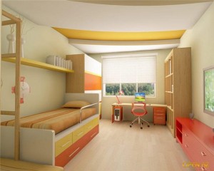 Дизайн комнаты школьника
